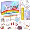 iZoeL Calendrier de lAvent Licorne 2023, Calendrier de lAvent Fille Cadeaux Nouveauté 24 Jours, Collier Bracelet Bijoux, Ac