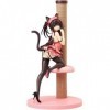 JJRPPFF Tokisaki Kurumi Figure de Haute qualité, Fille de Chat Rose, Travail en PVC de 24 cm / 9,4 Pouces, Cheveux Longs de P