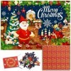 ZMLM Calendrier de lAvent 2023 Puzzles de Noël : Puzzles de Noël pour Enfants Adultes - 480 Pièces Puzzles pour Filles Garço