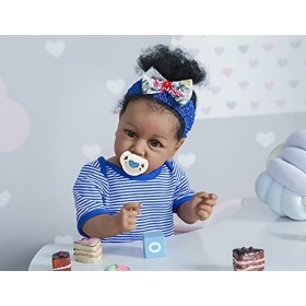 Poupée De Bébé Reborn en Silicone De 22 Pouces, Corps Complet, Réaliste, Lavable, Anatomiquement Correct, Bébé Fille avec Suc