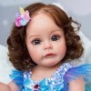 HLILY PoupéE Reborn, Simulation Baby Doll Poupée Reborn Réaliste, pour Filles Garçons De 3 Ans Et Plus, Jouet danniversaire 