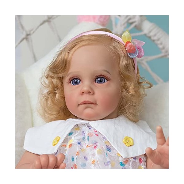 HLILY Bebe Reborn, Reborn Baby Dolls Nouveau-Né Reborn Baby Dolls, Poupée Compagnon Nourrisson Simulé, Beaux Jouets danniver