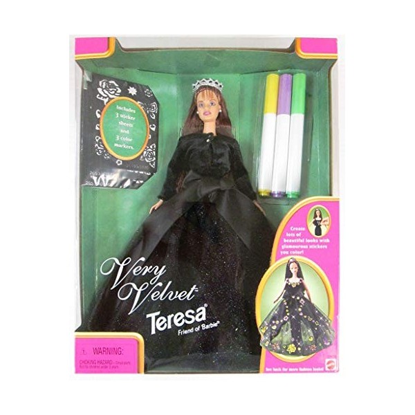 VERY VELVET TERESA, FRIEND OF BARBIE - 1998 by Mattel