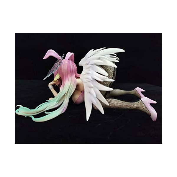 FABRIOUS Chiffre danime Figurine Ecchi/Statue Modèle de Personnage de Bande dessinée No Game No Life - Jibril - 1/4 - Bunny 