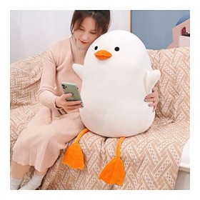 YUYUYU Oreiller de Canard Jouets en Peluche Mignon poupée Filles lit Tenant Une poupée endormie Ronde Oreiller Coussin poupée