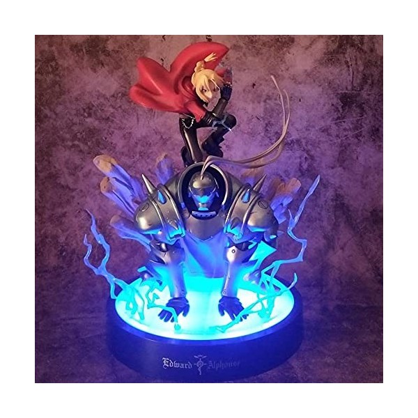 Cuugf 30cm Exquisite édition limitée mégahouse g e em EM Alchemiste en métal Complet Edward Elric Alphonse Elric Japonais Ani