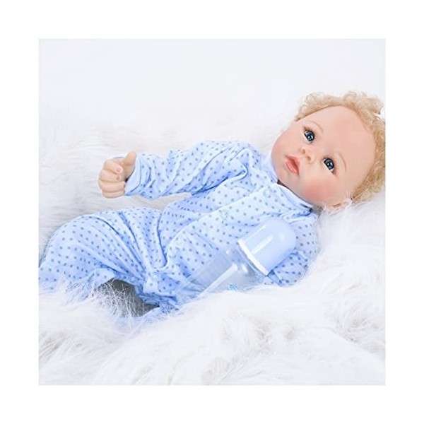 Real Born Doll - Poupées Reborn de 22 Pouces en Silicone, poupées Reborn Qui semblent réelles - Cest pour Les Enfants