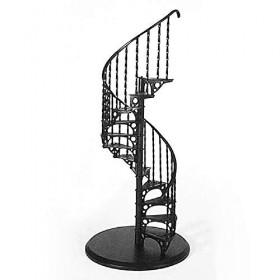 Melody Jane Maison de Poupées Spirale Escalier Kit Métal 1:12 Échelle Miniature Escaliers