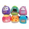 Squishmallows Gamer Squad Lot de 6 mini poupées en peluche avec téléphone et appareil photo 12,7 cm