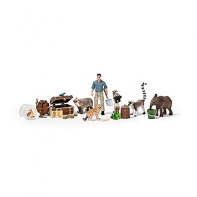 Schleich 98272 Calendrier de lAvent, dès 3 and, Wild Life - Coffret 39 x 7.5 x 28.5 cm
