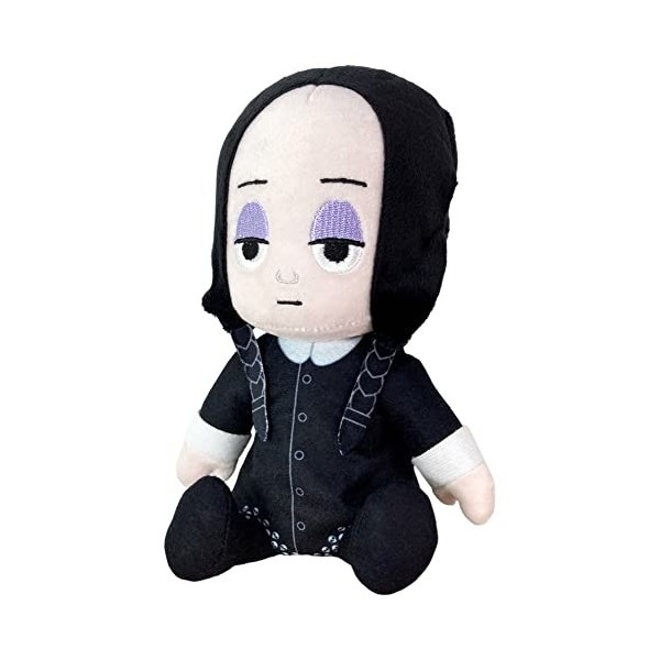 Great Eastern Entertainment Addams Family Animated Movie 2 Peluche Mercredi Addams assis 17,8 cm H