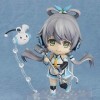 EASSL Figurine Luo Tianyi, 3,9 pouces, en PVC, avec des cheveux gris, des yeux verts, des ornements de cheveux en jaspe, une 