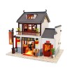 NXYDQ Maison de poupée Miniature Bricolage Kit avec Meubles Accessoires Creative Cadeau for Les Amis Rêve dans la Ville Anti