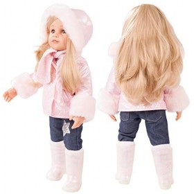 Götz 1959093 Poupée Hannah All Year Round - Poupée de 50&nbsp;cm, Cheveux blonds, Yeux Gris Pierre - Set de 16&nbsp;pièces