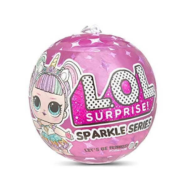 L.O.L. Surprise! 26559665E7C Surprise Doll Sparkle Series Figurine à Collectionner avec Paillettes et 7 Surprises 1 des 12 po