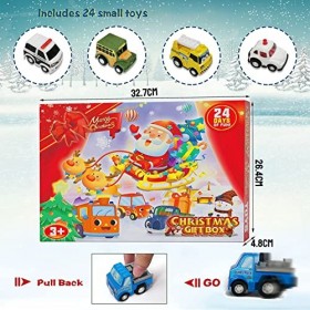 Calendrier de lAvent Enfant, Voiture Jouet Enfant, Voiture Jouet Calendrier de Lavent Enfant, Jouet Enfant 2 3 4 5 6 7 8 9 1