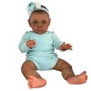 Poupée Reborn Réaliste 60 Cm 24 Pouces en Vinyle De Silicone Souple Fille À La Peau Foncée, Poupées Afro-Américaines Reborn R