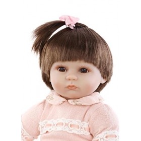 Poupée Bébé Reborn en Silicone Souple Et Vinyle, 18 Pouces, 45Cm, Bouche Magnétique, Jouet Réaliste pour Garçon Et Fille, Rob