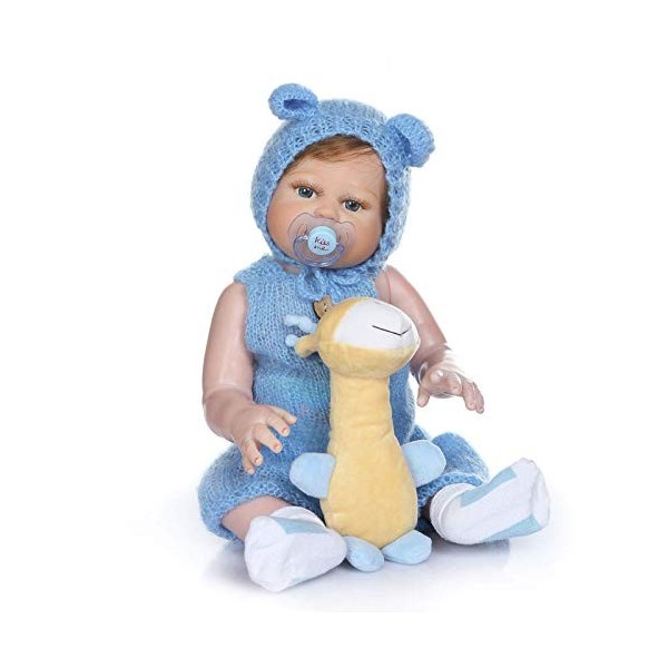 Poupée De Renaissance Simulée, Bébé Reborn De 50 Cm Environ 20 Pouces , Cadeaux pour Enfants De Vraies Poupées denfants, Ca