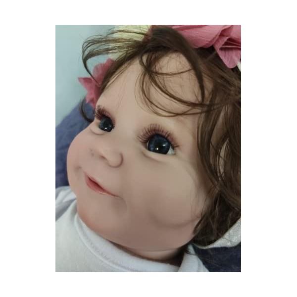 Poupées Reborn 20 Pouces 50 cm Qui Ressemble à Une Vraie poupée bébé Fille réaliste Silicone Vinyle Nouveau-né Doux poupée To