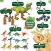 Dinosaures Calendrier de lAvent 2023, Calendrier de Noël pour enfants, Jouets de dinosaures Calendrier de Noël, Noël 24 jour