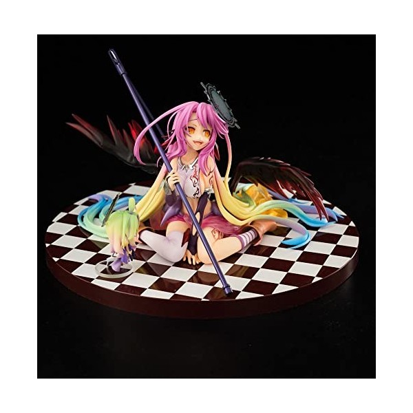 IMMANANT Chiffre danime No Game No Life Zero - Jibril Great War Ver. 1/7 Figurine Ecchi Mignonne Statue de Personnage de Des