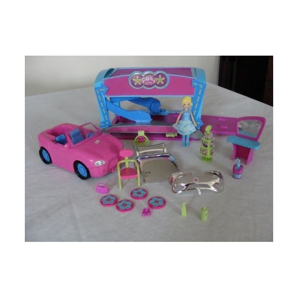 Mattel - Accessoire pour poupée - Coffret Polly Voiture Magique