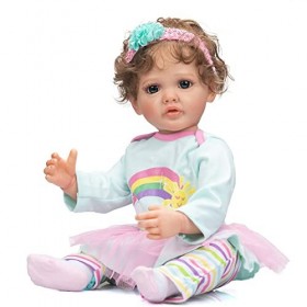 Poupées Reborn Réalistes en Silicone, Corps Complet, 22 Pouces, 55 Cm, Poupées Nouveau-Nées Réalistes, Bébés Reborn Anatomiqu