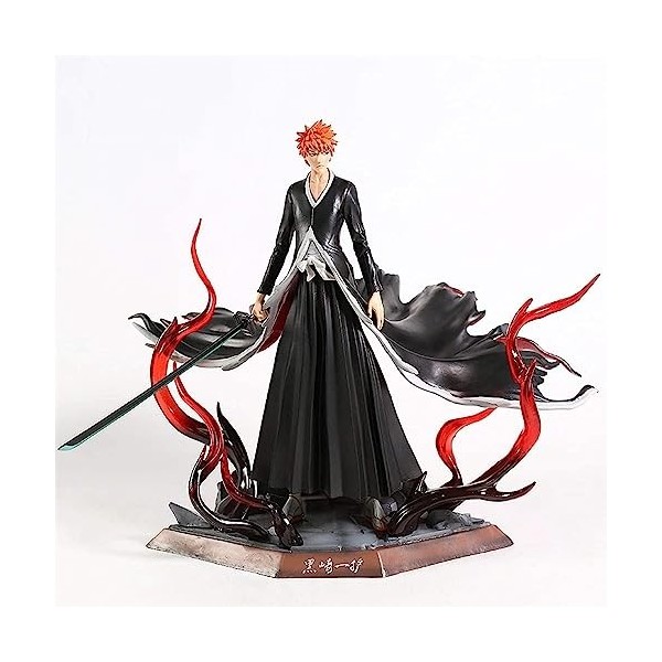 LYOUAE Figurine Anime Figurine danime Anime Bleach Kurosaki Ichigo GK StatueAnime Character PVC Modèle/Figurine Adulte Poupé