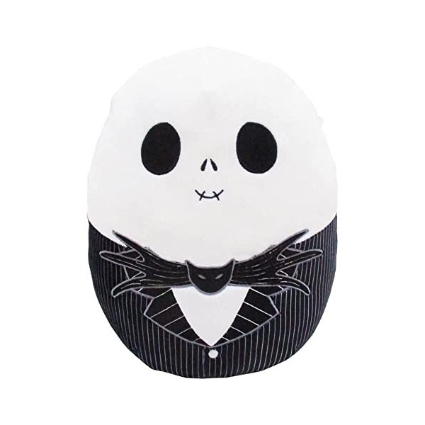 Squishmallows Peluche officielle Kellytoy - Peluche douce - LÉtrange Noël de Monsieur Jack Skellington