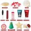 Tacobear Calendrier de LAvent 2023 Beauté Fille Femme 12 Jours Compte à Rebours de noël Cosmétiques- Crèmes Mains, Nettoyant