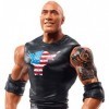 WWE figurine articulée de catch, The Rock en tenue de combat, jouet pour enfant, GLC47