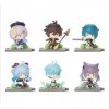 PENNYS BOX Genshin Impact Figure Games Cartoon Liyue Anime Models Statues Figurine finie, Version Q Figures Décoration de bu