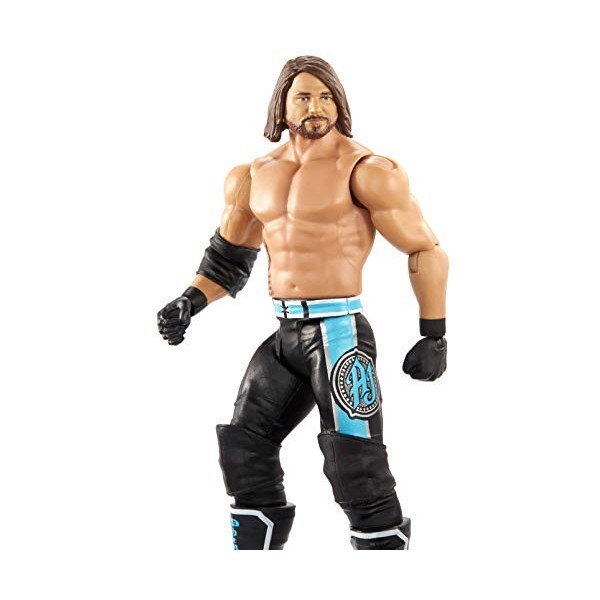 WWE figurine articulée de catch, AJ Styles 17 cm en tenue de combat, jouet pour enfant, GCB55