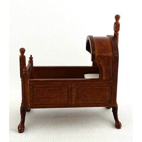 Melody Jane Poupées Noyer Tudor Capuche Bascule Berceau Berceau JBM Crèche Meubles