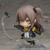 EASSL Figurine UMP45, 3,9 Pouces, en PVC, avec des Cheveux Bruns bouclés, Portant Un Uniforme Noir et Jaune, Tenant Une Arme,