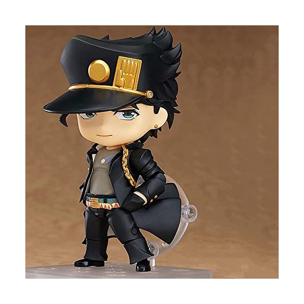 JJRPPFF LAventure Bizarre De JoJo, Kujo Jotaro, Version Q, Une Variété Daccessoires, Hauteur 10 cm /3,9 in , Figurine Da