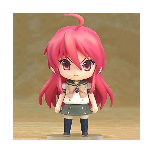 Poupée modèle Shana version Q, posture debout, le personnage du roman "Shakugan No Shana", mesure 3,9 pouces de hauteur, fabr