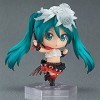 EASSL Poupée Nendoroid Hatsune Miku Mobile, du Chanteur virtuel Japonais, matériau PVC de 3,9 Pouces de Haut, y Compris la Ba