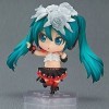 EASSL Poupée Nendoroid Hatsune Miku Mobile, du Chanteur virtuel Japonais, matériau PVC de 3,9 Pouces de Haut, y Compris la Ba