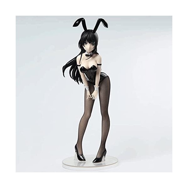 RIZWELLA Figurine Ecchi Mai Sakurajima Bunny Girl 1/4 Ver. Vêtements Amovible Anime Figure Modèle Action Figure Mignon Dessin