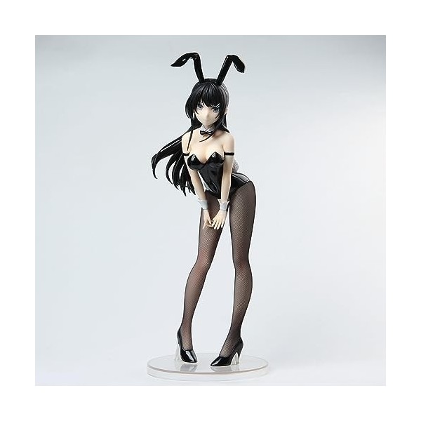 LOXACO Figurine Ecchi Anime - Sakurajima Mai - 1/4 - Bunny Ver. Figurine daction/Jouets de Dessin animé/Poitrine Souple/vête