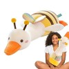 Koopty Jouet Canard Abeille | Jouet dabeille de Canard en Peluche pour Filles,Oreiller décoratif de Canard de Coussin dorne