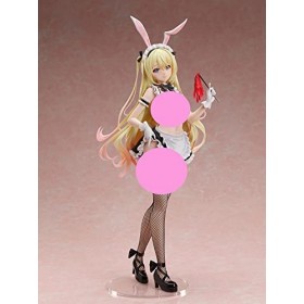 PINNKL 45CM 1/4 Figure Collection Hentai Figure Anime Maid Bunny Ver. Modèle de Jouet en boîte exposé Blonde Lingerie Femme d