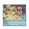 Calendrier de lAvent de Noël 2023 Puzzle，Famille Puzzle de vacances 1008 pièces, 24 boîtes Puzzle pour le compte à rebours d