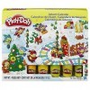 Play-Doh - B21999 – Jouet à modeler – Calendrier de lAvent de Noël – Comprend 5 pots de couleurs