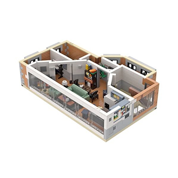 THEGO FRIENs Moc Seinfeld Kit de construction darchitecture dappartement modulaire avec vue sur la rue Modèle de maison de 