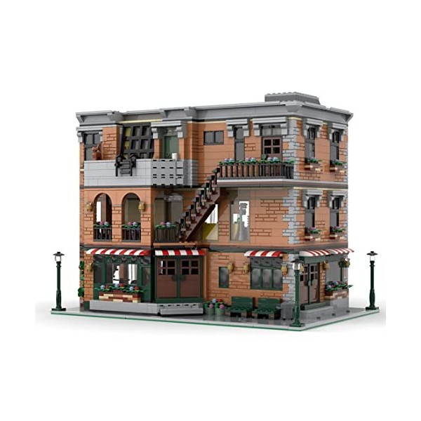 THEGO FRIENs Moc Seinfeld Kit de construction darchitecture dappartement modulaire avec vue sur la rue Modèle de maison de 