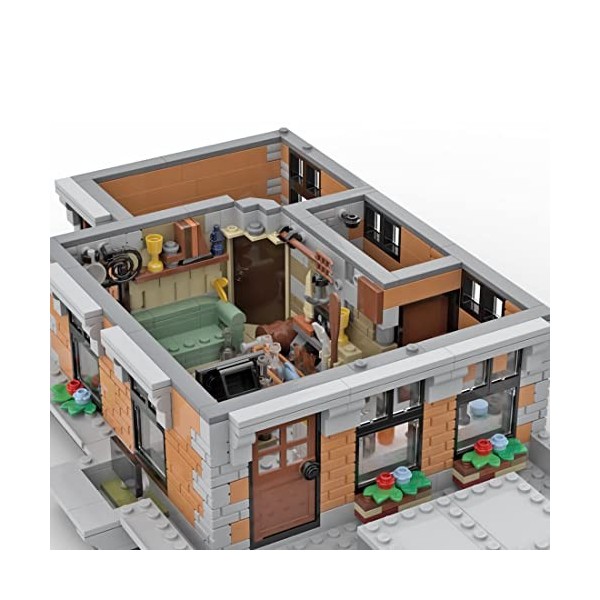 THEGO FRIENs Moc Seinfeld Kit de construction darchitecture dappartement modulaire avec vue sur la rue Modèle de maison de 