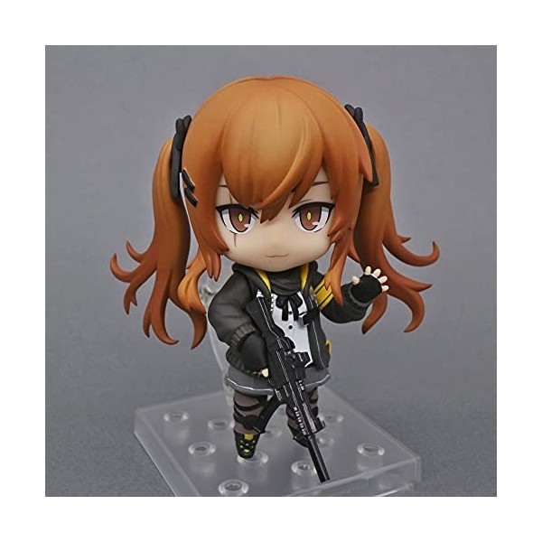 EASSL Poupée Mobile Nendoroid UMP9, du Jeu Girls Frontline, matériau PVC de 3,9 Pouces de Haut, y Compris la Base et Les Acce